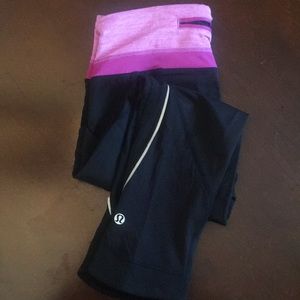 Knee cropped luxtreme pants